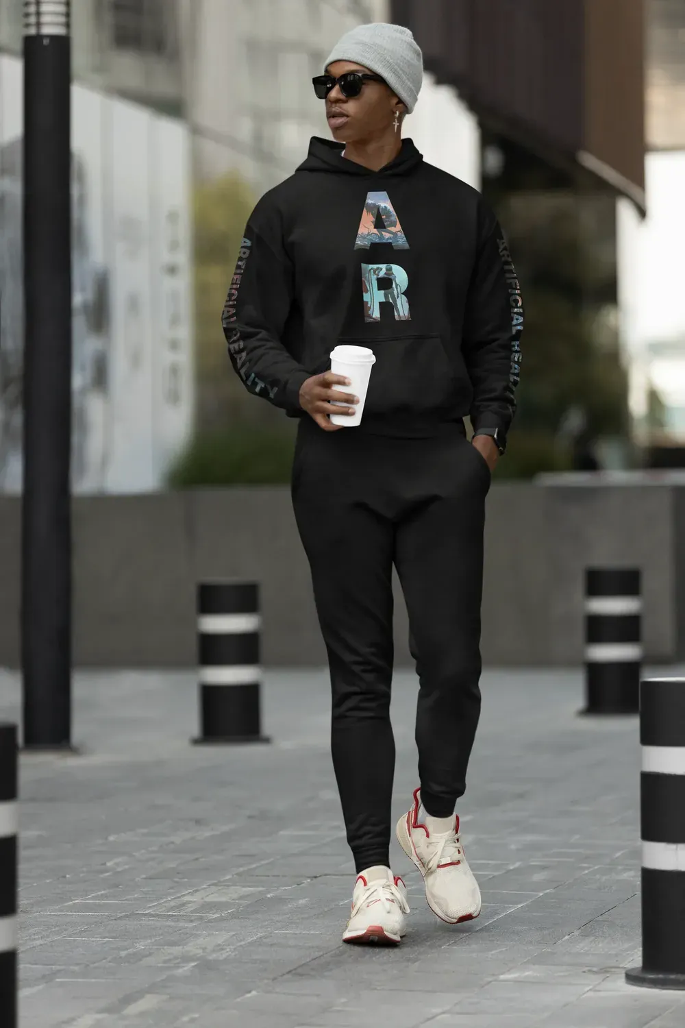 Artificial Reality "Art" Premium Unisex Hoodie image 4