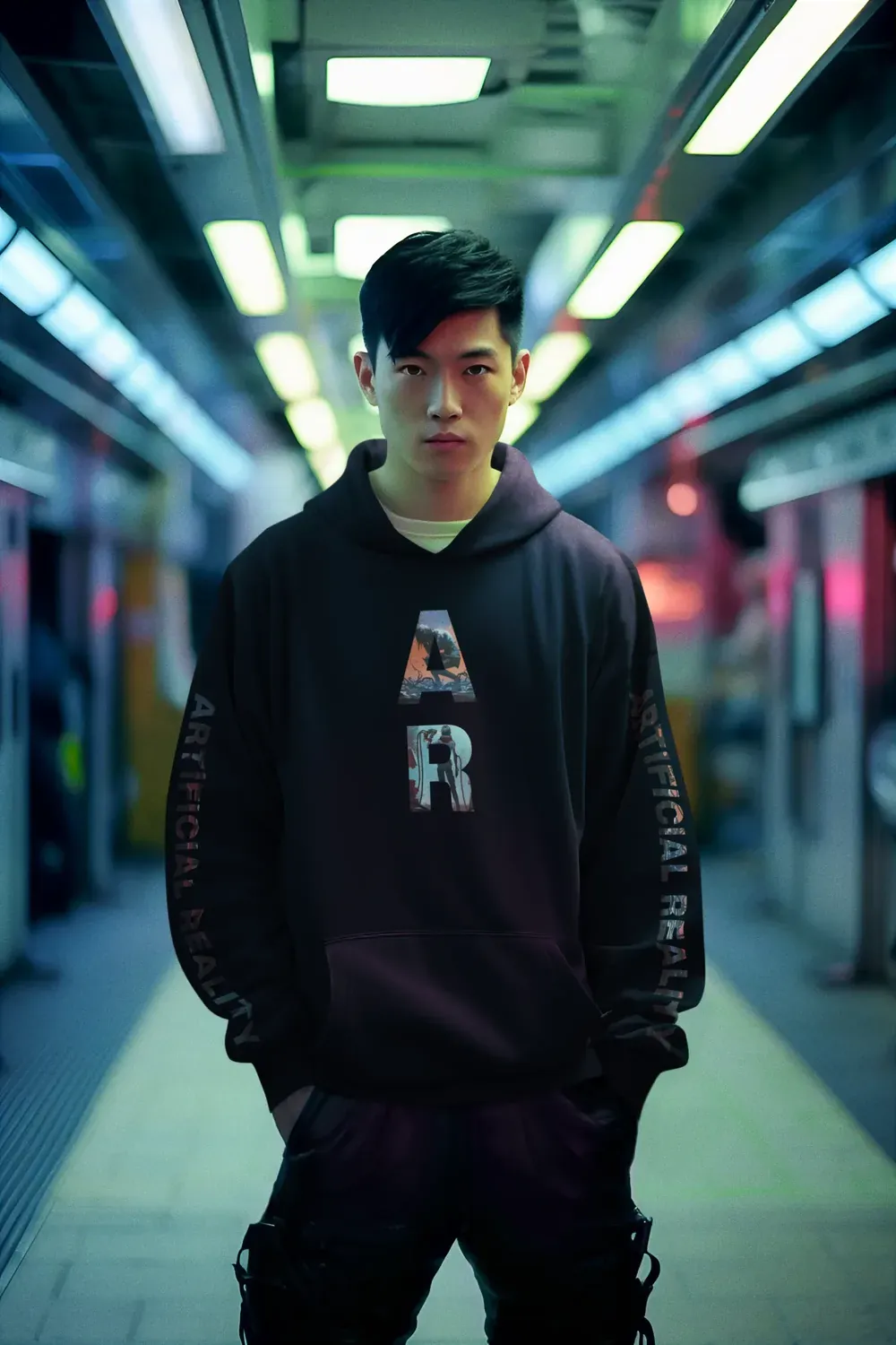 Artificial Reality "Art" Premium Unisex Hoodie image 17
