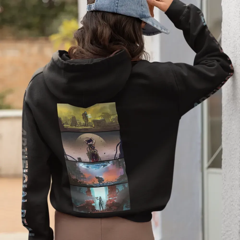 Artificial Reality "Art" Premium Unisex Hoodie image 18