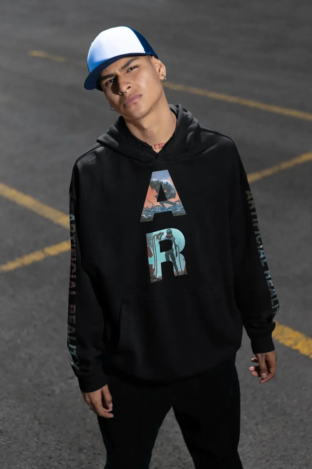 Artificial Reality "Art" Premium Unisex Hoodie image 20