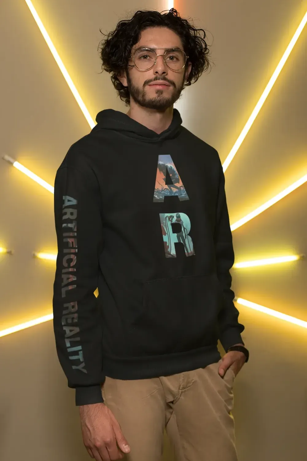 Artificial Reality "Art" Premium Unisex Hoodie image 21