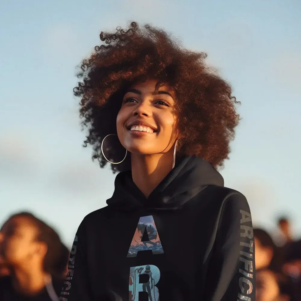 Artificial Reality "Art" Premium Unisex Hoodie image 22