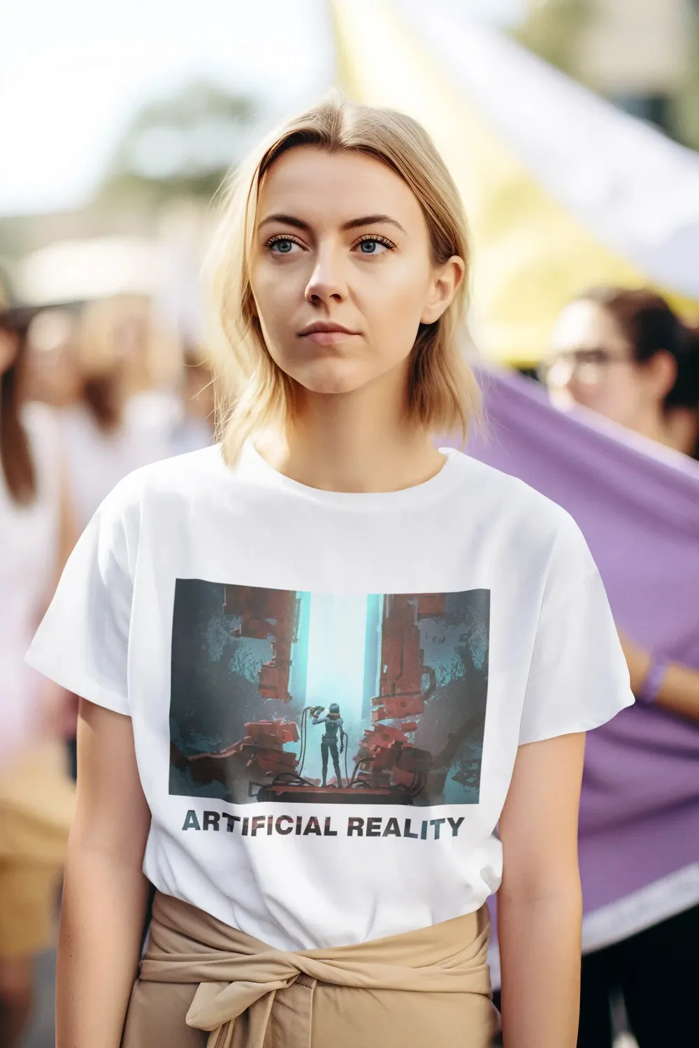 Artificial Reality "Book One" Unisex T-shirt image 27