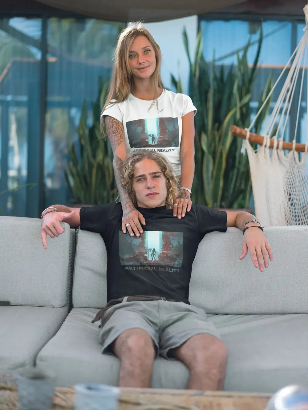 Artificial Reality "Book One" Unisex T-shirt image 33