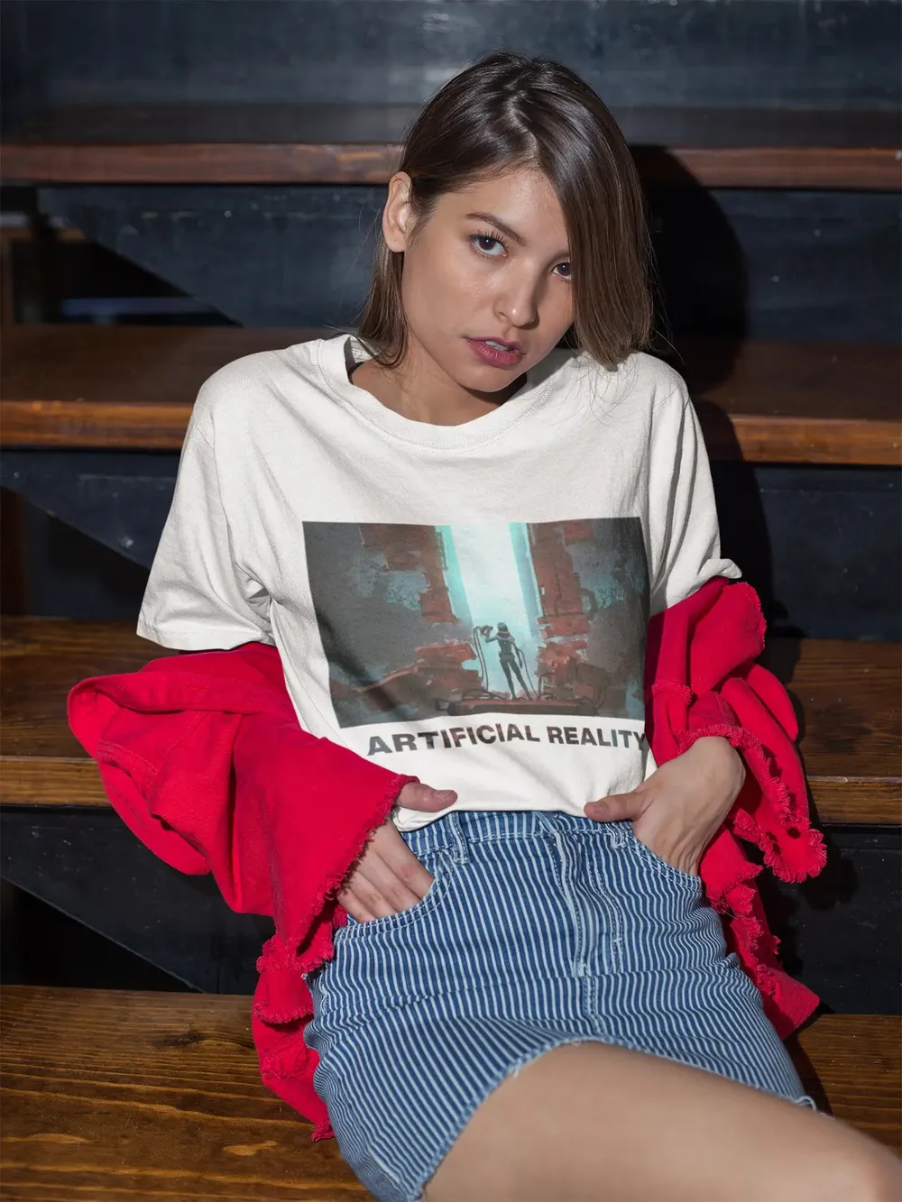 Artificial Reality "Book One" Unisex T-shirt image 48