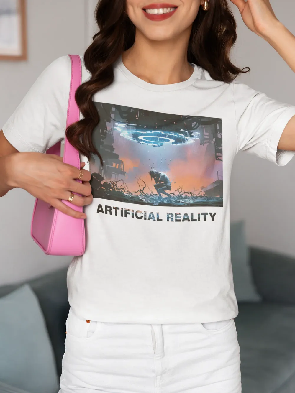 Artificial Reality "Book Two" Unisex T-shirt image 16