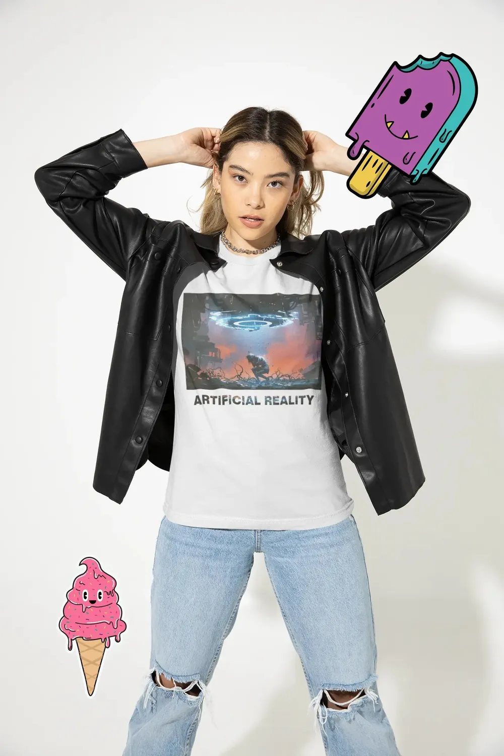 Artificial Reality "Book Two" Unisex T-shirt image 21