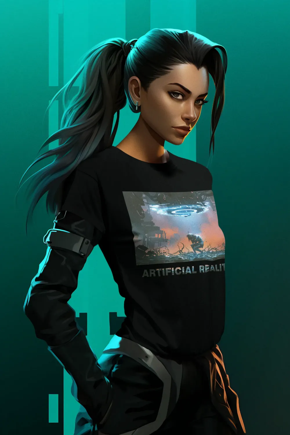 Artificial Reality "Book Two" Unisex T-shirt image 44