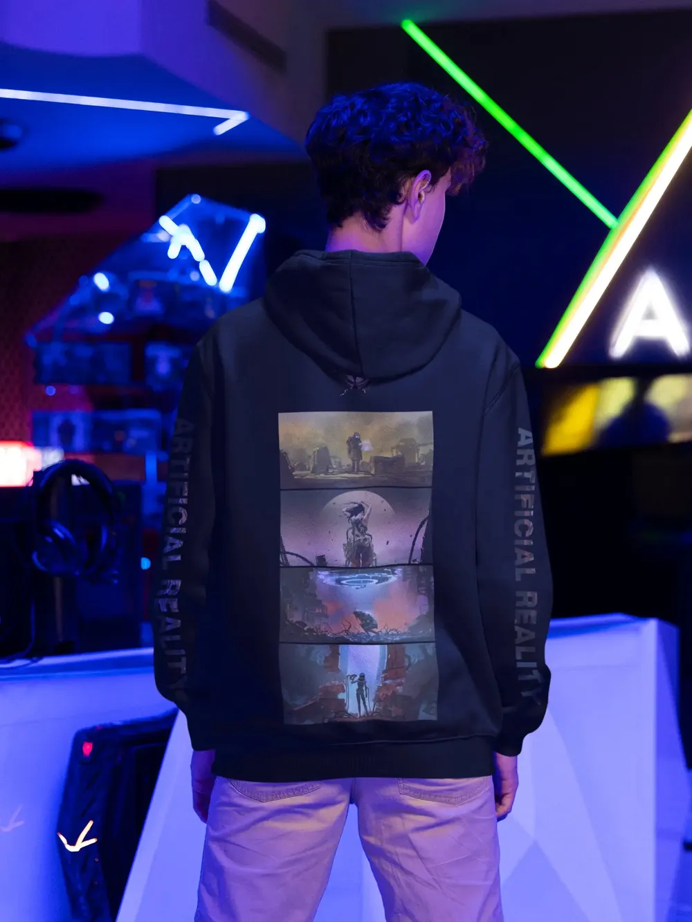 Artificial Reality "Clan" Premium Unisex Hoodie image 20