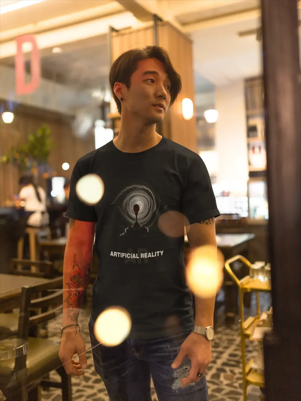Artificial Reality Premium Men's T-shirt image 3