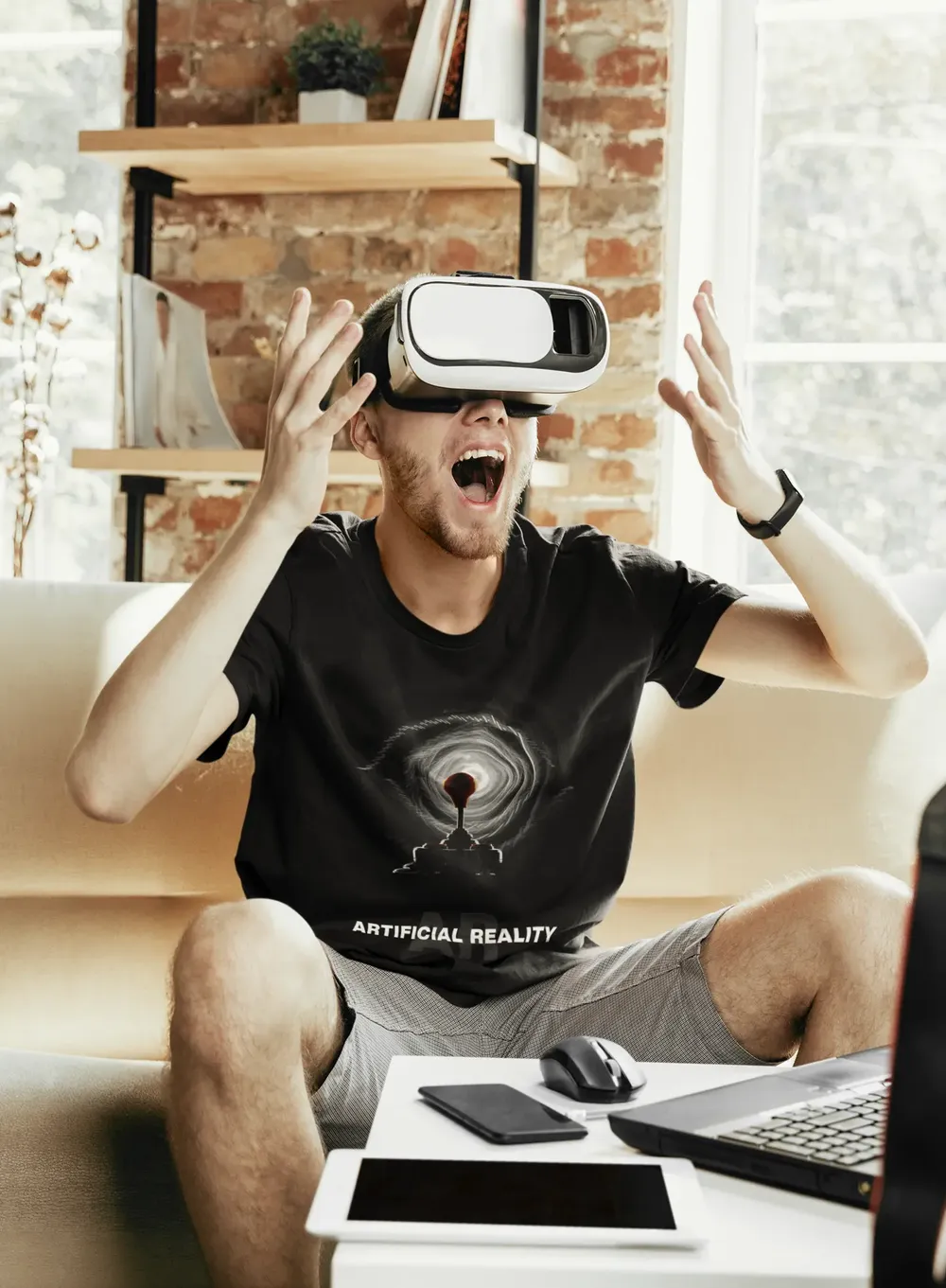 Artificial Reality Premium Men's T-shirt image 29