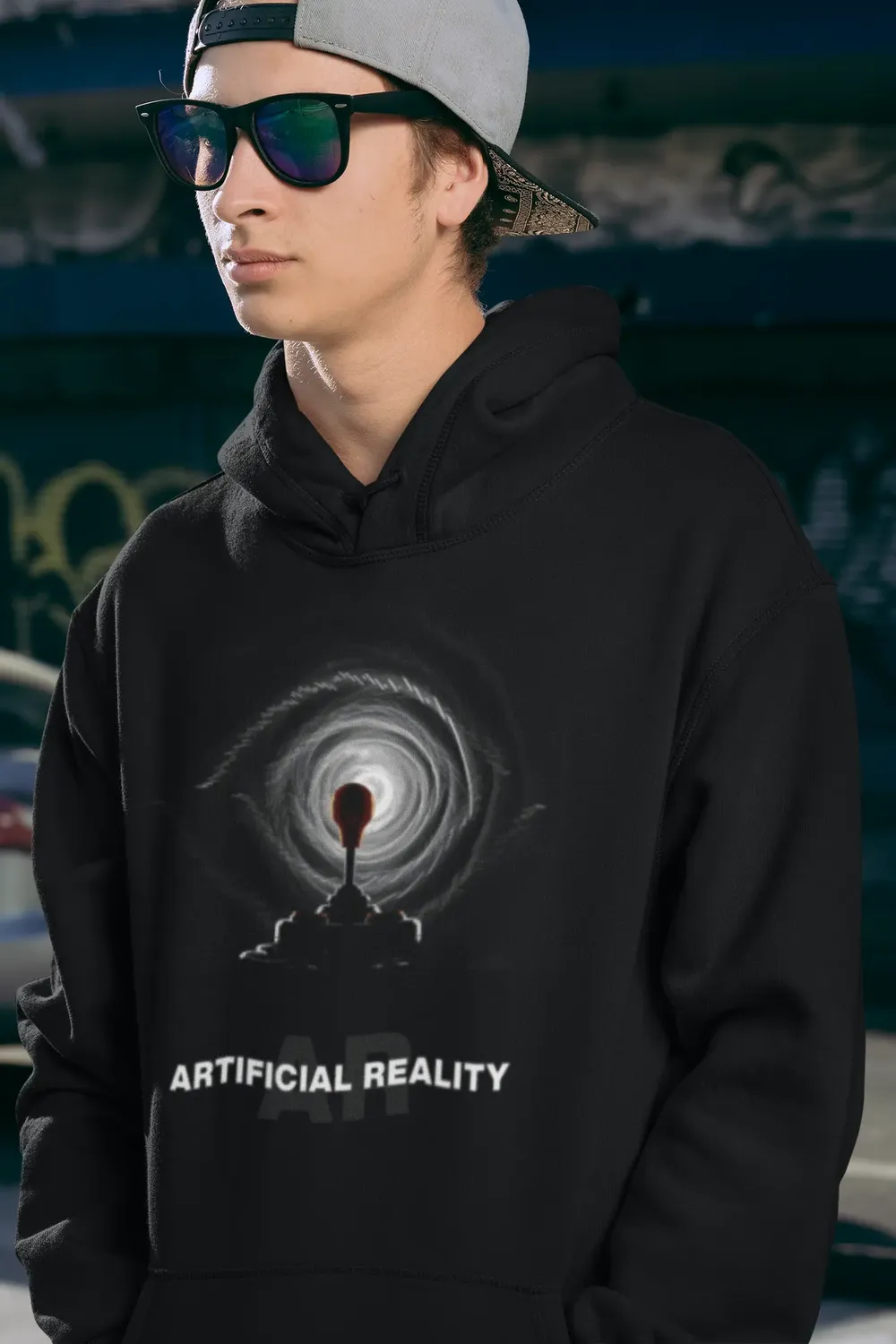 Artificial Reality Premium Unisex Hoodie image 6