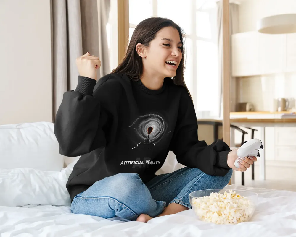 Artificial Reality Premium Unisex Hoodie image 12