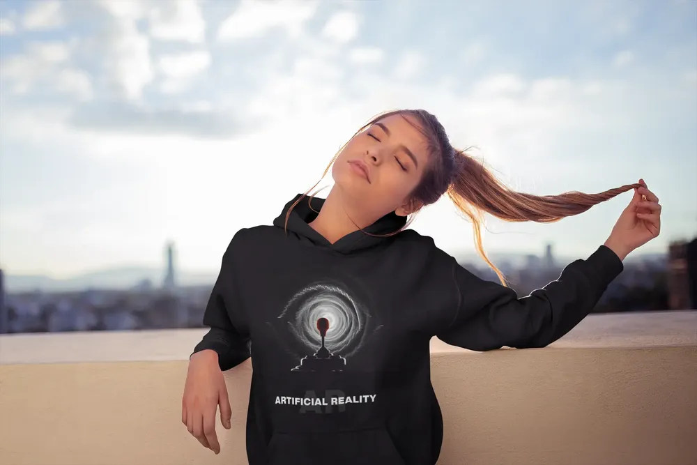 Artificial Reality Premium Unisex Hoodie image 15