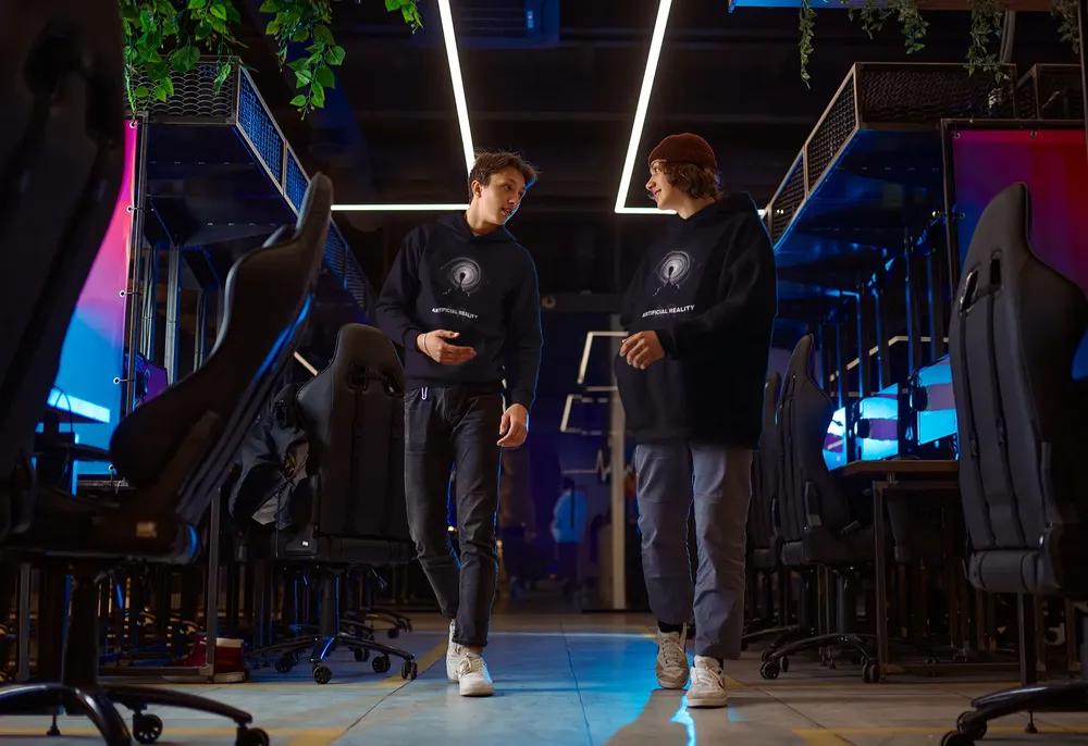 Artificial Reality Premium Unisex Hoodie image 16
