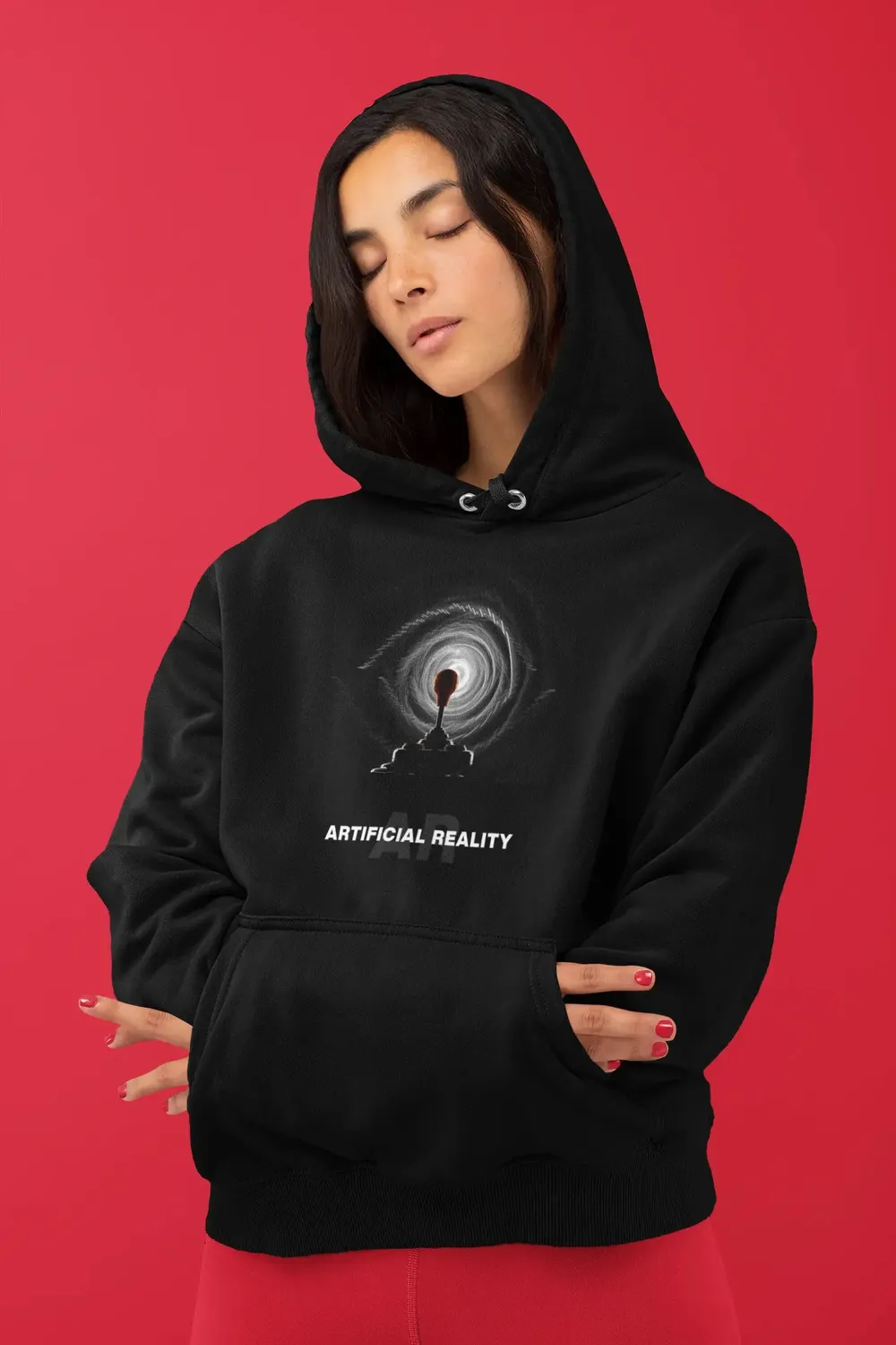 Artificial Reality Premium Unisex Hoodie image 19