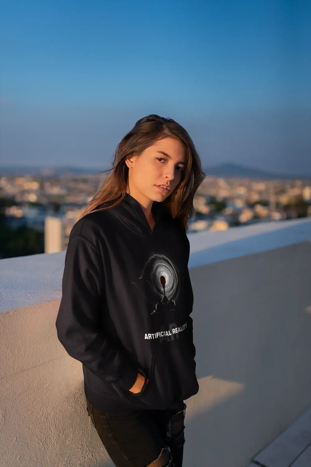 Artificial Reality Premium Unisex Hoodie image 25