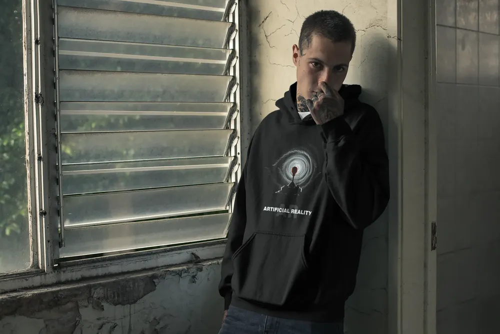 Artificial Reality Premium Unisex Hoodie image 27