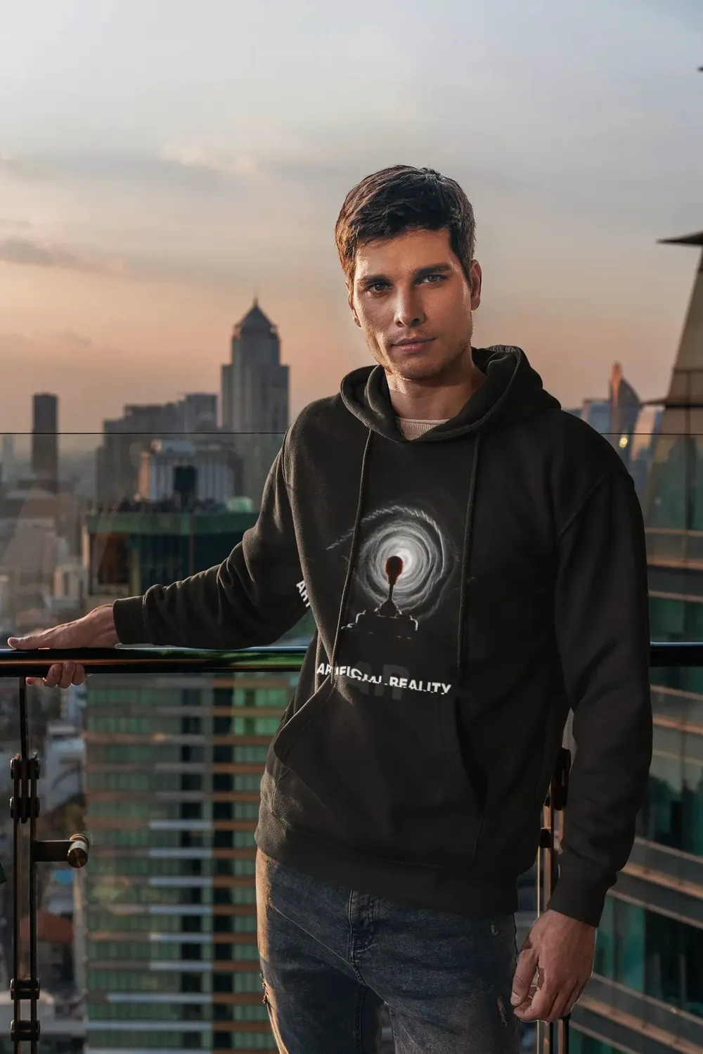 Artificial Reality Premium Unisex Hoodie image 34