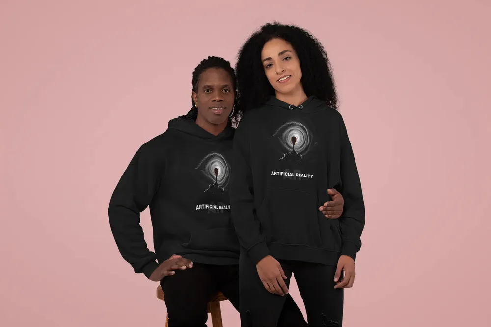 Artificial Reality Premium Unisex Hoodie image 37