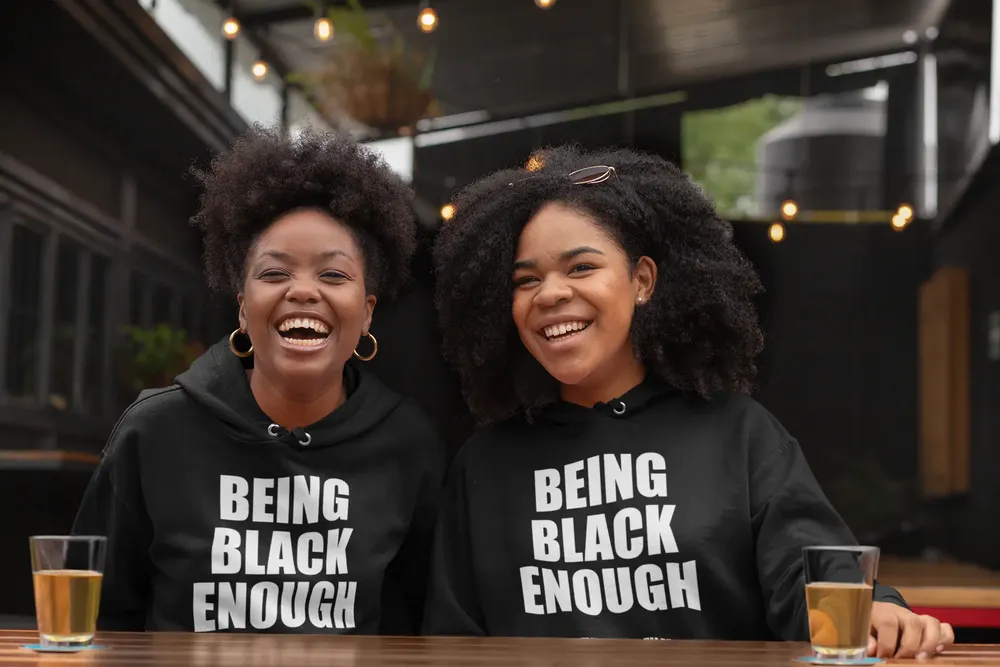 Being Black Enough Crop Hoodie image 6