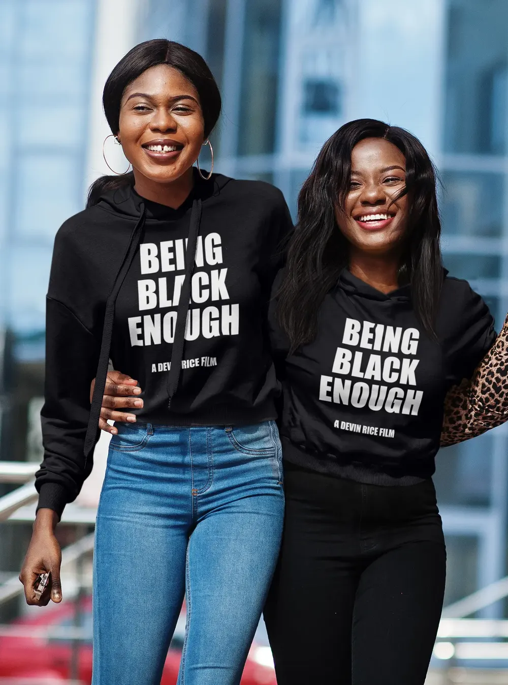 Being Black Enough Crop Hoodie image 11