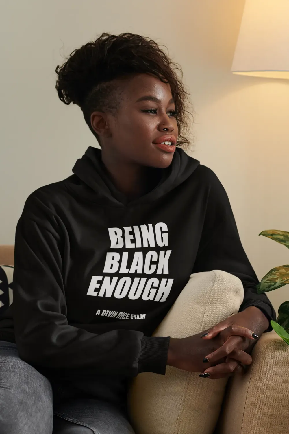 Being Black Enough Unisex Hoodie image 14