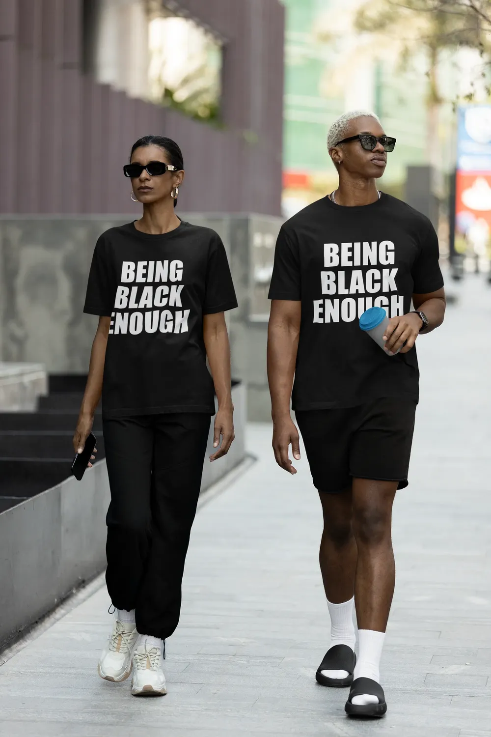 Being Black Enough "Movement" Unisex T-Shirt image 4