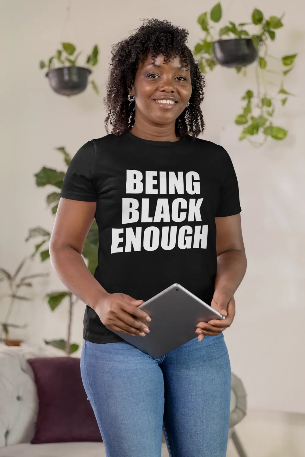 Being Black Enough "Movement" Unisex T-Shirt image 17