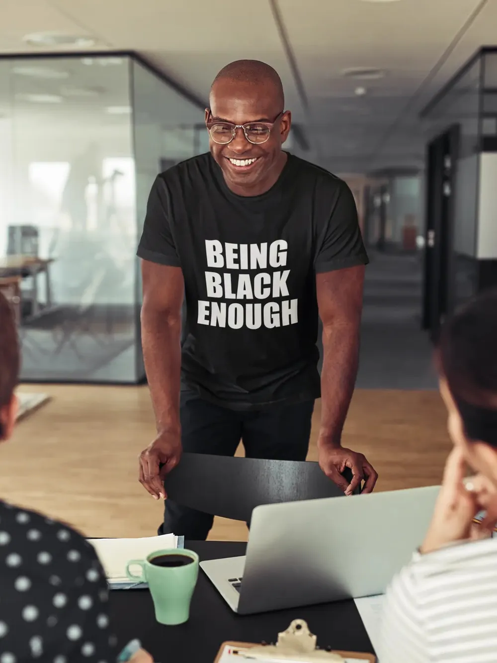 Being Black Enough "Movement" Unisex T-Shirt image 19