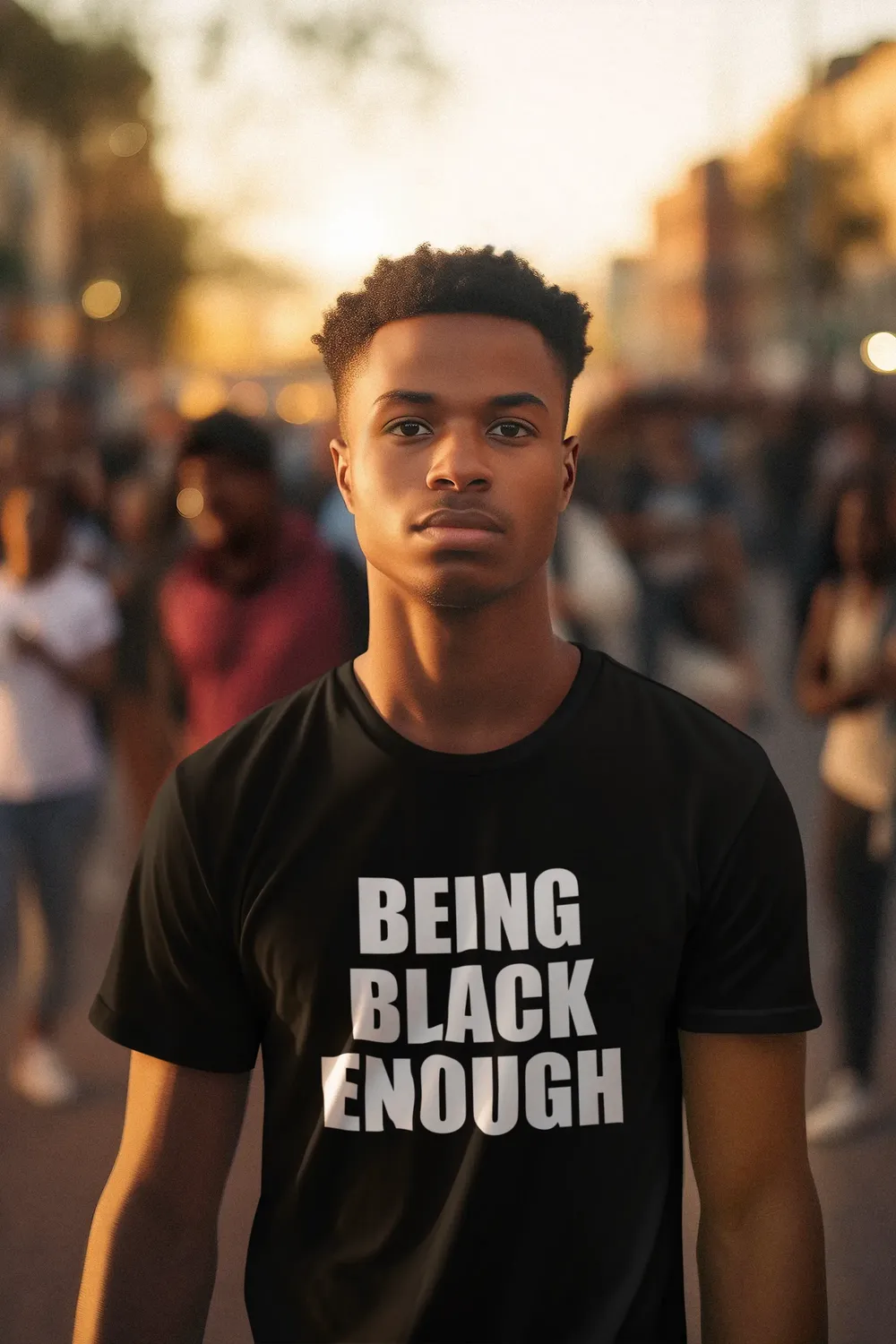 Being Black Enough "Movement" Unisex T-Shirt image 25