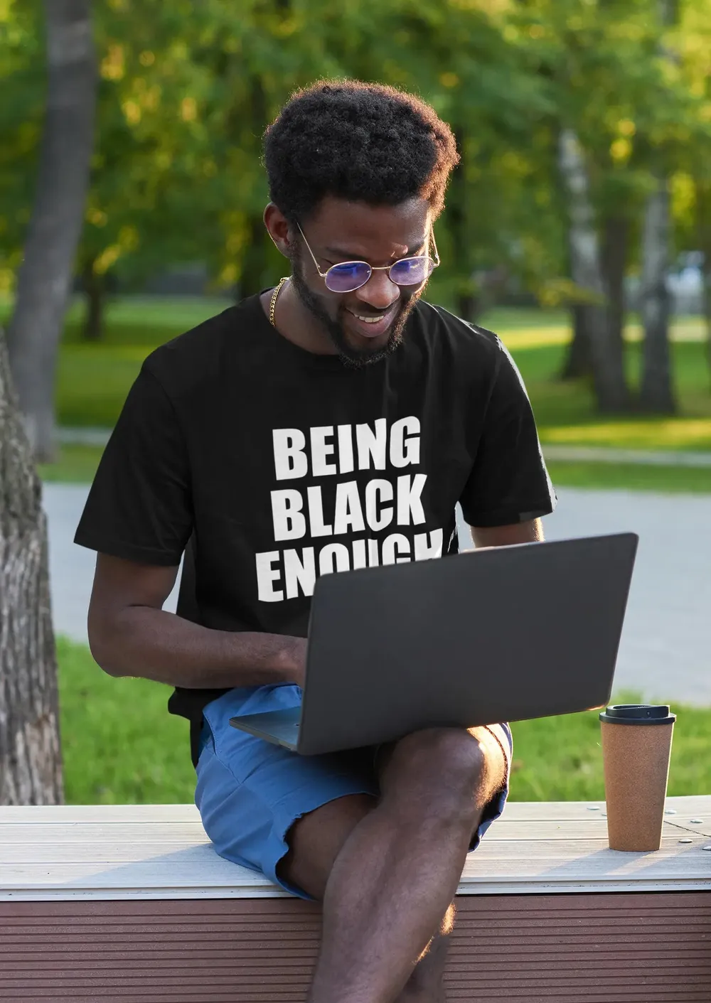 Being Black Enough "Movement" Unisex T-Shirt image 30
