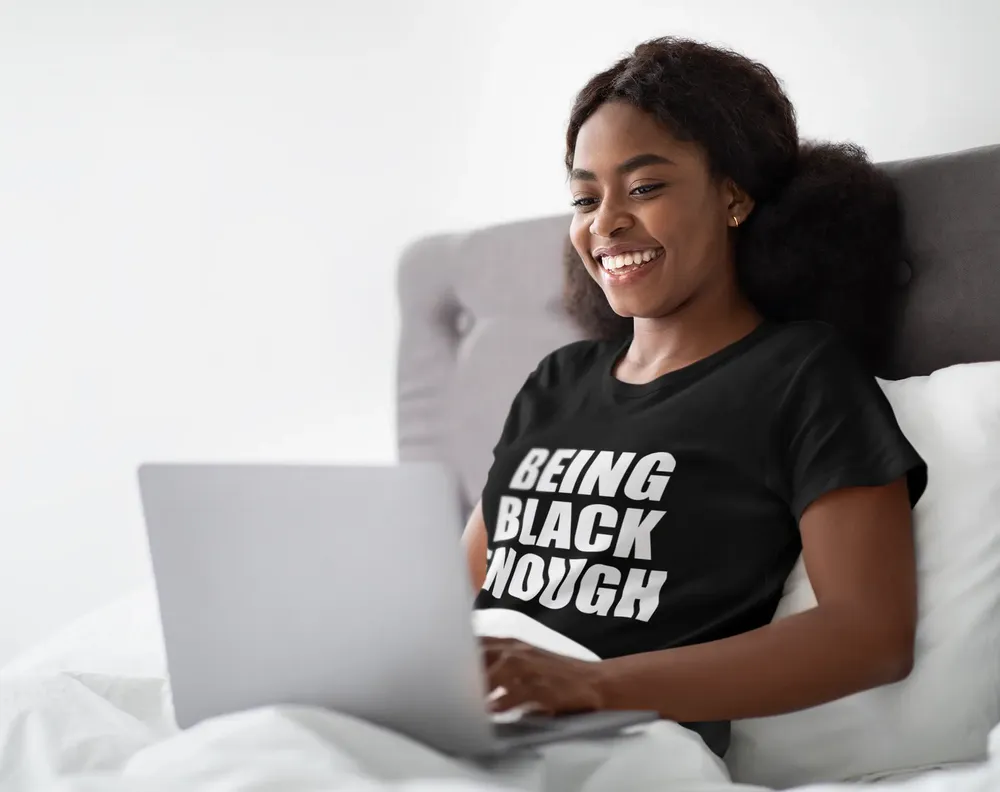 Being Black Enough "Movement" Unisex T-Shirt image 31