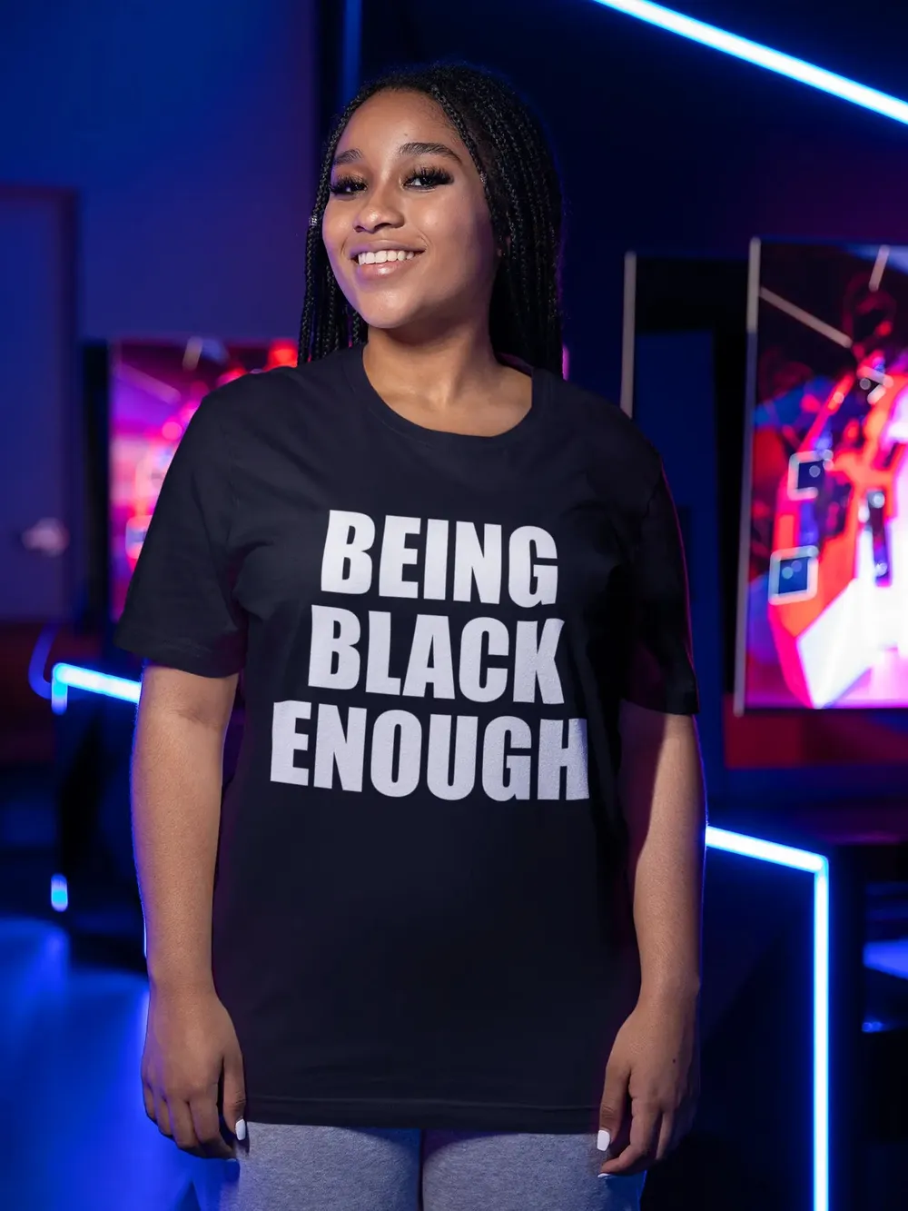 Being Black Enough "Movement" Unisex T-Shirt image 33