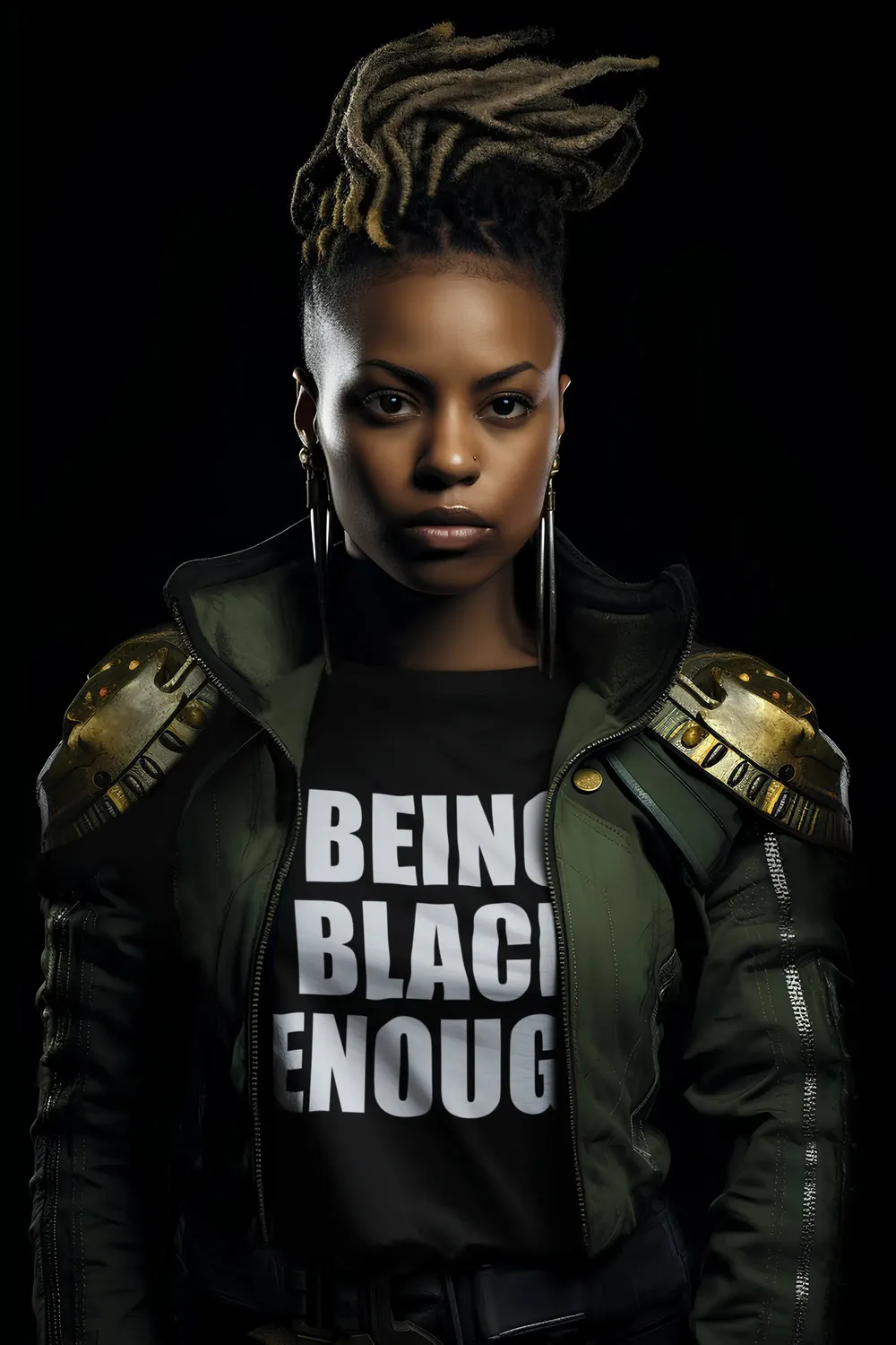 Being Black Enough "Movement" Unisex T-Shirt image 40