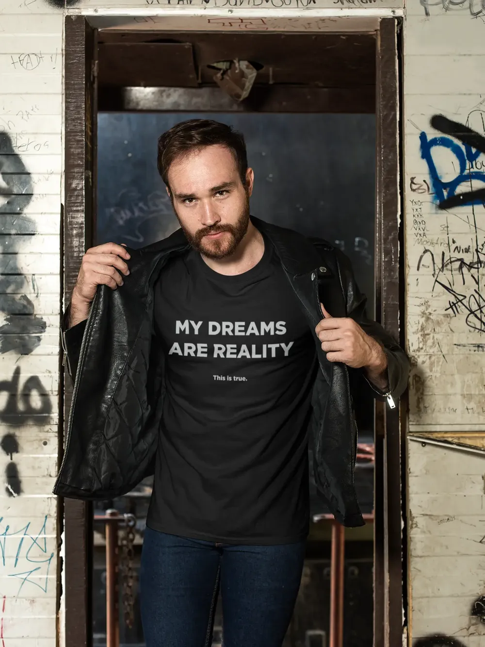 Dreams Into Reality Premium Men's T-shirt image 7