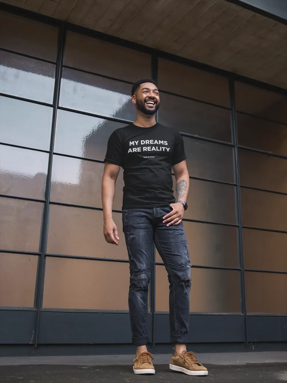 Dreams Into Reality Premium Men's T-shirt image 8