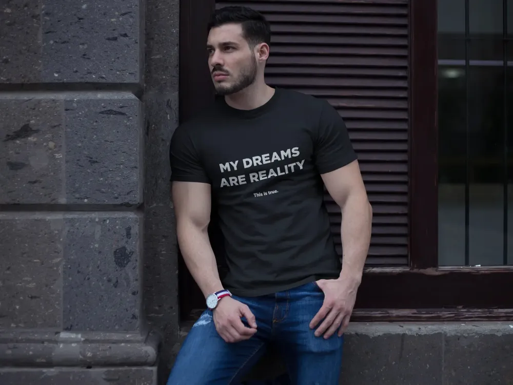 Dreams Into Reality Premium Men's T-shirt image 13