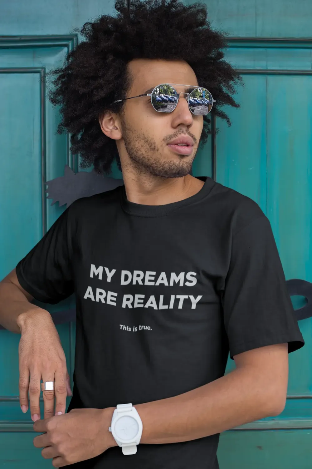 Dreams Into Reality Premium Men's T-shirt image 17