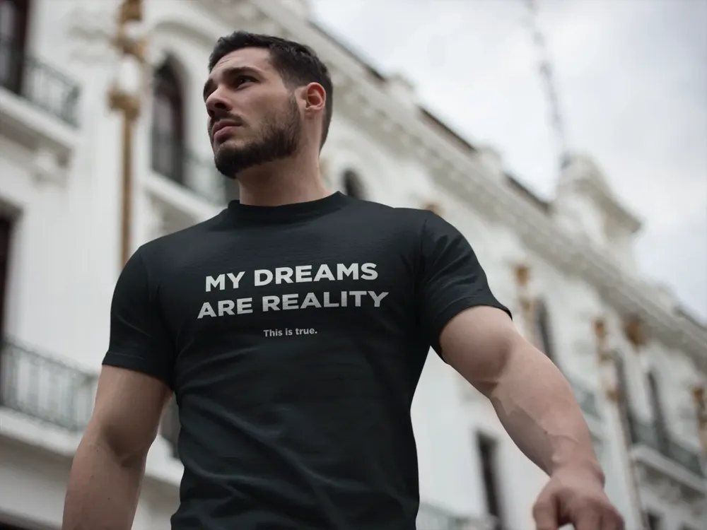 Dreams Into Reality Premium Men's T-shirt image 21