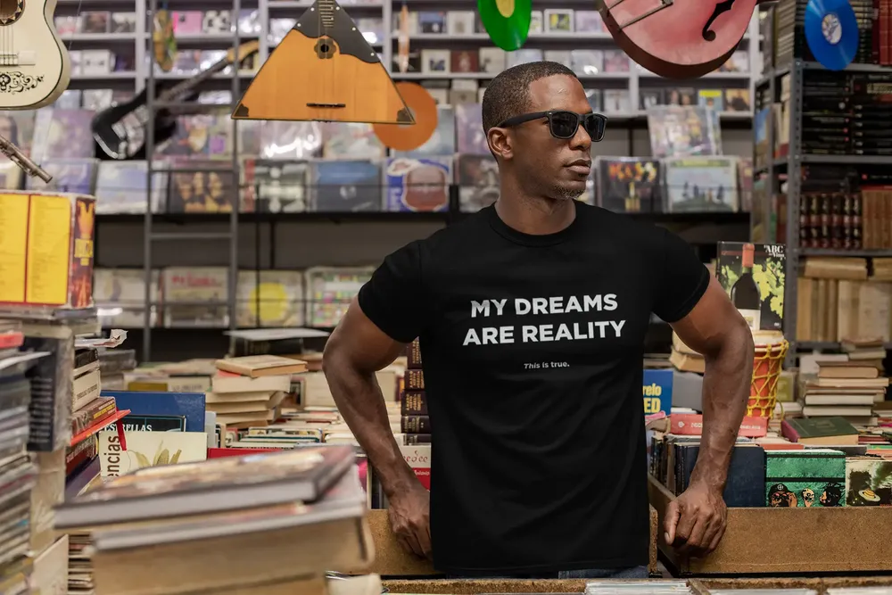 Dreams Into Reality Premium Men's T-shirt image 27