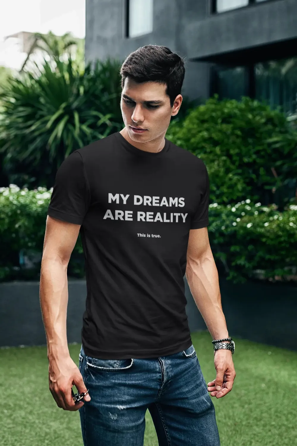 Dreams Into Reality Premium Men's T-shirt image 30