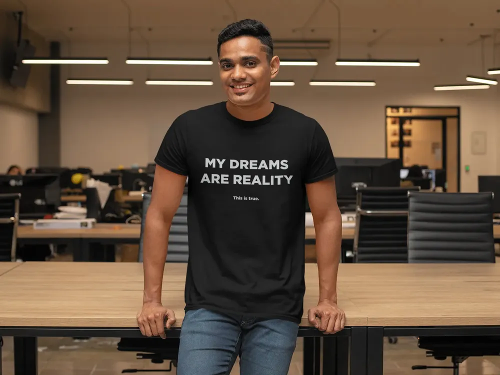 Dreams Into Reality Premium Men's T-shirt image 31
