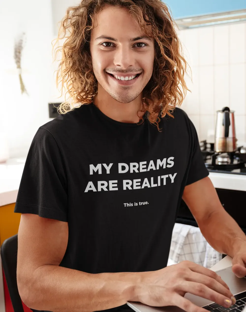 Dreams Into Reality Premium Men's T-shirt image 38