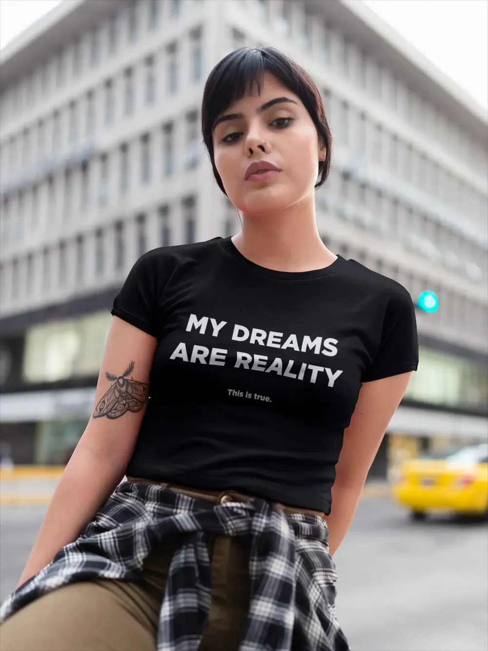 Dreams Into Reality Premium Women's T-shirt image 3