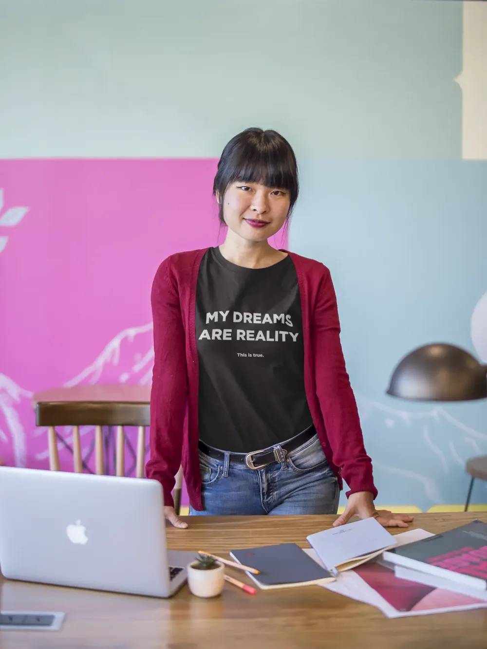 Dreams Into Reality Premium Women's T-shirt image 5