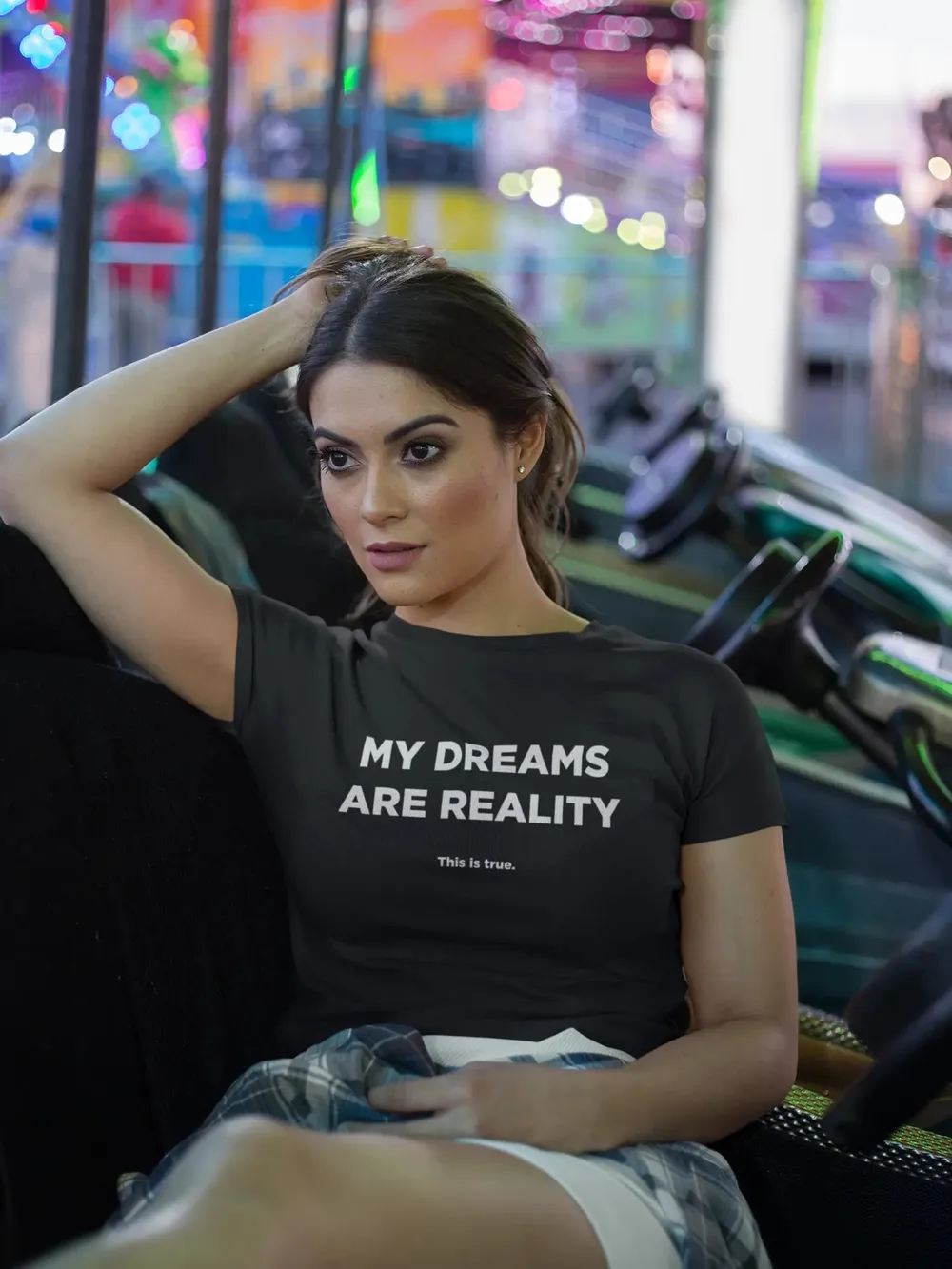 Dreams Into Reality Premium Women's T-shirt image 11