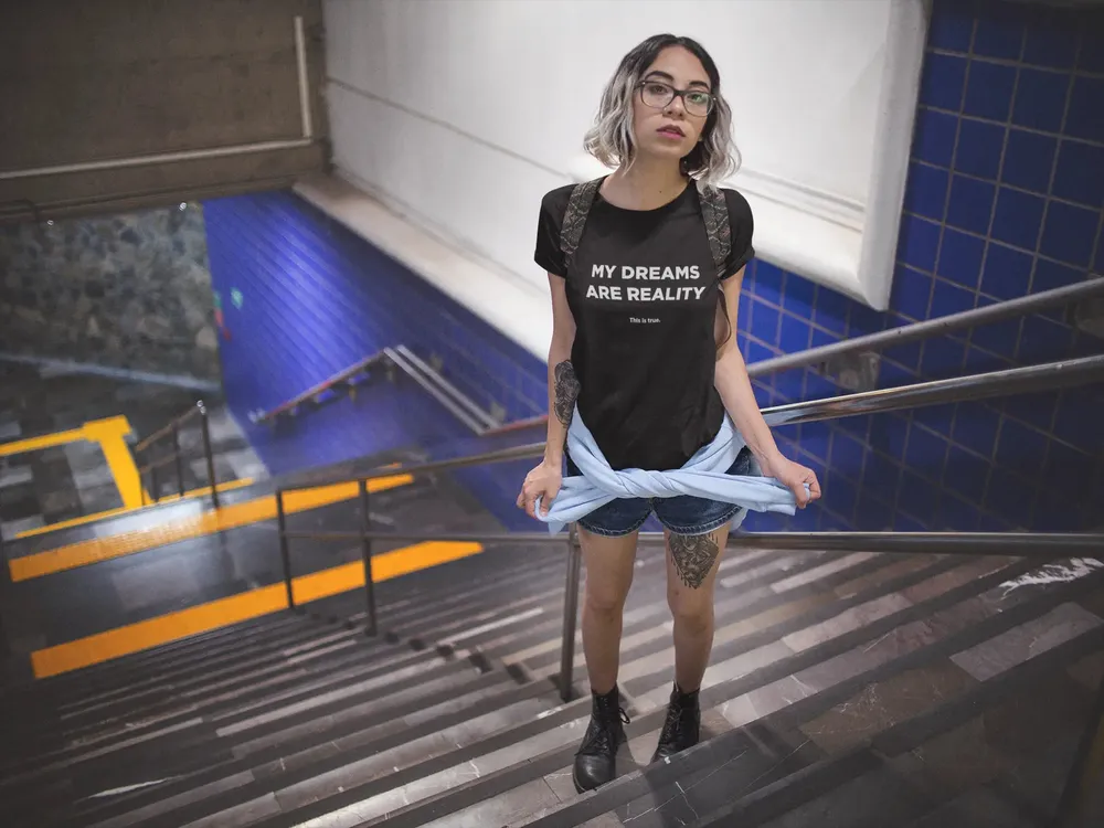 Dreams Into Reality Premium Women's T-shirt image 13