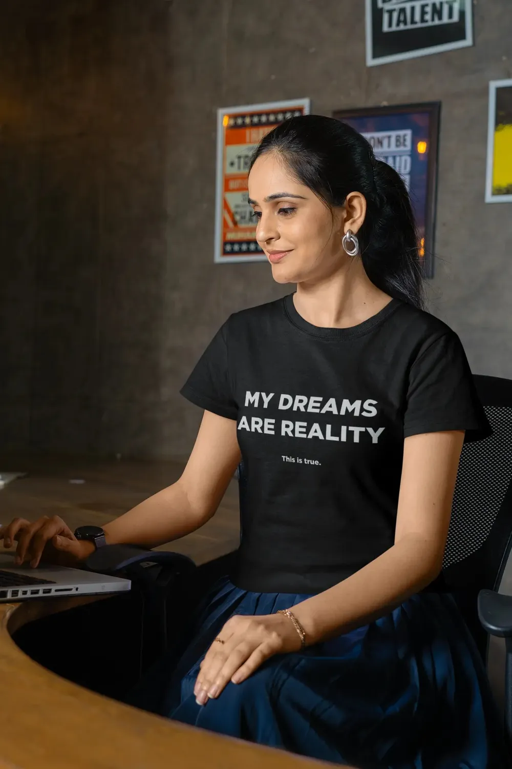 Dreams Into Reality Premium Women's T-shirt image 15