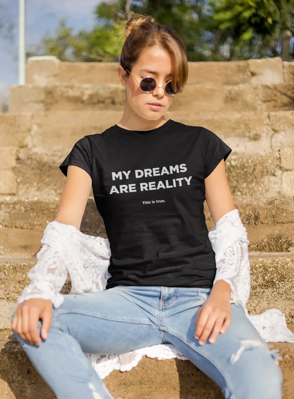 Dreams Into Reality Premium Women's T-shirt image 20